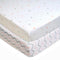 American Baby Company 2 Pack 100% Natural Cotton Fitted Pack and Play Sheets, 39" x 27", Pink Stars/Zigzag