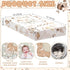 4 Pack Set 52'' 28" Peryiter Crib Sheets for Baby Brown Silly Goose Soft Baby Bed Sheet x Nursery Crib Sheets