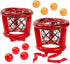 Wicked Big Sports Inflatable Basket Heads, Funny Basketball or Toss Game for Outdoor or Indoor Play, Red (1913)