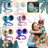 HTXJ-MF 6PCS 3D 3D Printed Dragon Eggs with Dragon Inside, Easter Basket Stuffers Mini Mystery Crystal Egg Fidget Toy
