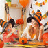 Censen 600 Pieces Halloween Stickers - 1.5 Inch Pumpkin Character Roll Stickers, 8 Designs for Kids Party Decoration