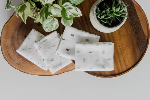 100% 5 Pack 35 35 cm Spilt Milk Cotton Muslin Baby Cloths Washcloth Bib Extra Soft and Absorbent for Boys and Girls, x