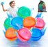 8 Pcs Reusable Water Balloons with Mesh Bag for Summer Games, Quick Fill Water Splash Ball for Outdoor Activities
