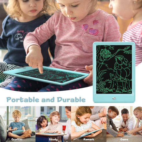 bravokids 10 Inch LCD Writing Tablet for Kids, Erasable Doodle Board for Toddlers, Learning Painting Pads, Christmas