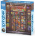 Springbok Groovy Records 1000 piece Jigsaw Puzzle for Adults features a colorful illustration of a classic record store