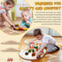 2 Liliful Pcs Wooden Train Track Accessories Expansion Wood Train Track Pieces Compatible with Most Toy Railroads