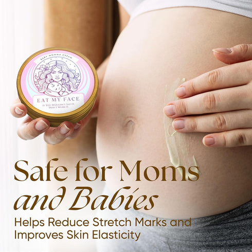 4 oz Eat My Face Baby & Mom Beef Tallow Cream Gentle Enough for Newborns, Powerful Enough for Mom | Grass Fed, Organic