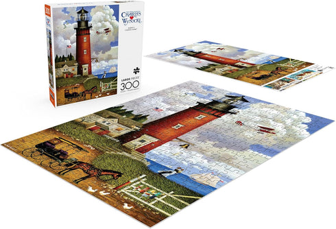 Buffalo Games - Charles Wysocki - Daddy's Coming Home - 300 Piece Jigsaw Puzzle for Adults
