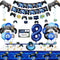 Video Game Party Decorations - 8th Birthday Supplies for Boys, HAPPY BIRTHDAY Banner, Gaming Balloons, Number 8