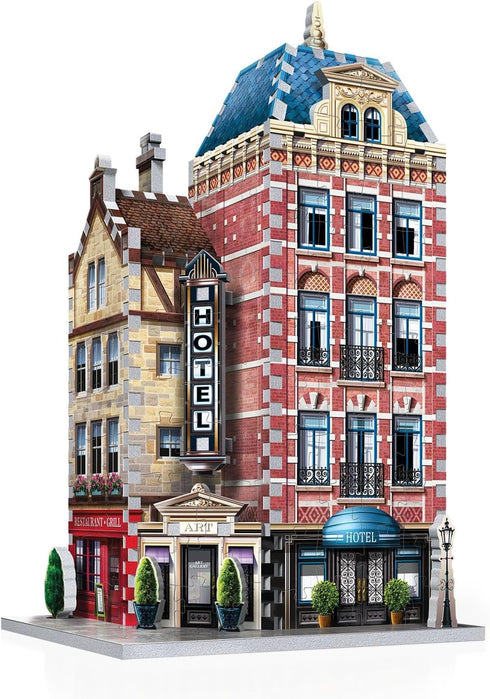Wrebbit3D Hotel 3D Puzzle | Urbania Collection | 295 Jigsaw Puzzle Pieces