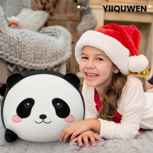 Set 4 Panda Plush, Stuffed Animal with Baby Pandas, Soft Stuffed Toy Pillow, Cute Birthday for Kids Boys Girls
