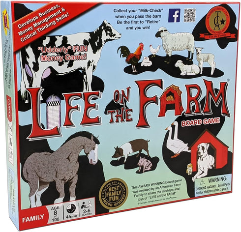 Life on The Farm Board Game for Family Fun