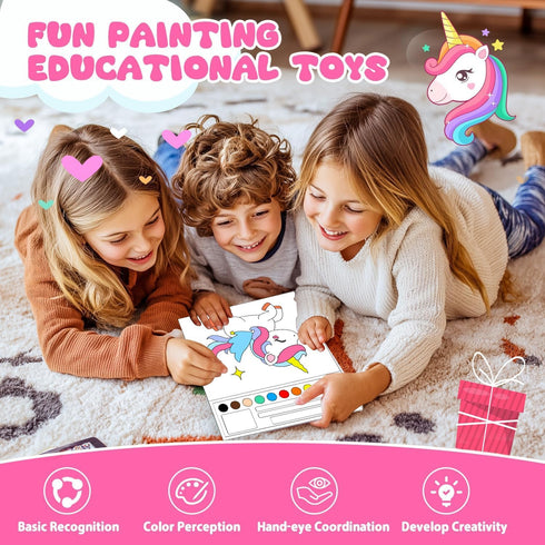 Sets 3+ AGGKKY Paint with Water Coloring Books for Kids Toddlers Mess Free Watercolor Painting Arts and Crafts for Kids