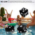 3 Pack Inflatable Dice, Jumbo Giant Inflatable Dice Toy for Indoor Outdoor Board Games, Pool Party Favor (Black, 20