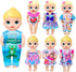 7 Sets Alive Baby Doll Clothes Outfit Dress for 10 Inch Baby Dolls 12 Inch Alive Baby Dolls
