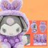 Kawaii Cartoon Bunny Plush, Cross-Dressing Series Rabbit Stuffed Soft Doll Toys, Birthday Gifts for Girls Kids (Purple)