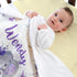 Ship Next Day, Custom Baby Boy Girls Blanket with Name, Personalized Receiving Blankets for Boys Girls, Newborn Swaddle