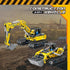 2-in-1 Bulldozer 399 Excavator & Building Kit - Pieces STEM Educational Construction Toys for Kids, Creative Birthday