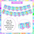 Video Game Birthday Decorations Banner: Tie Dye Neon Happy Birthday Banner for Gamer Theme Party