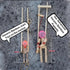 Balloon Bamboo Man Battle, Handmade Wooden Fencing Puppets, Wooden Battle Bots Arena, Battle Bots (Larger Bamboo Man)
