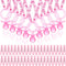 Coume 48 Sets Baby Shower Pacifiers Necklace with Mini Clothes Pins Acrylic