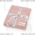 100% Heirloom Knit Heart Swaddling Blanket for Girls - Luxury Cotton Baby Blanket - Soft Warm Swaddle Receiving Crib