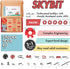 812, The Off Bits Build Your Own Helicopter Toy, SkyBit Transport Educational Stem Building Toys for Boys and Girls