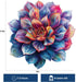 Wooden Puzzle for Adults - Gem Flower Wooden Jigsaw Puzzles (200pcs), Beautiful Gift for Family Game