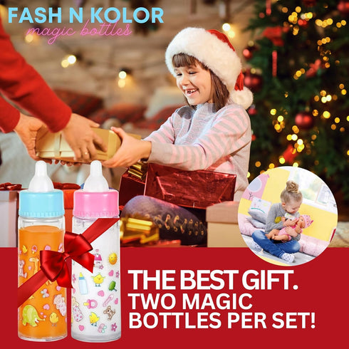 Exquisite Buggy 1 1 My Sweet Baby Disappearing Magic Bottles - Includes Milk, Juice Bottle with Pacifier for Baby Doll