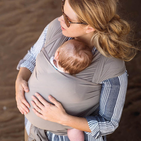 Diono We Made Me Flow, Baby Wrap Carrier, Newborn to Toddler Breastfeeding Cover, Super Stretchy, Cool & Comfortable