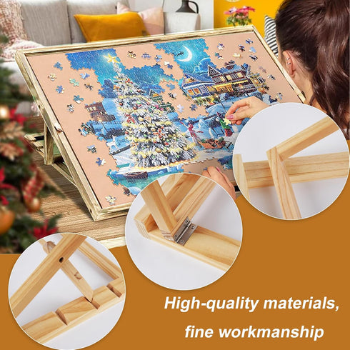 SoeKoa 3 Angle18.89x 13.38(Only Puzzle Board Stand, Puzzle Board Stand for Tely,Puzzle Holder Board Portable, Puzzle