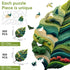 300 13.4X12.7in, MYS AUR Wooden Puzzles for Adults, Nature Leaf Jigsaw Puzzle Pieces, Unique Shape Wood Puzzles
