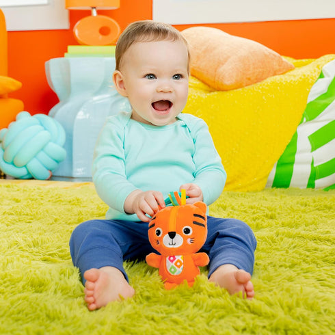 Bright Starts Jingle Joy Stroller Toy - Tiger with Chime