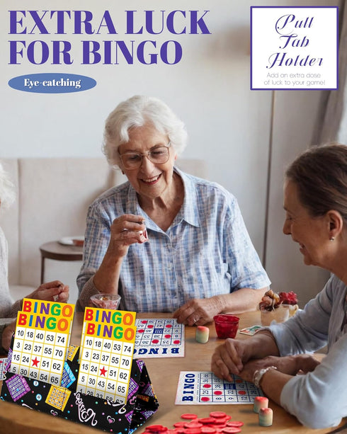Playing Card Holder for Bingo - Card Holders for Canasta, Poker, and Casino Game Accessories