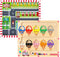 wakeInsa 2 in 1 Magnetic Color and Number Maze,Montessori Toy for 3-6