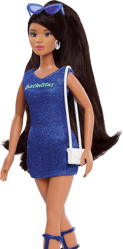 Latinistas Fashion Pack “Dance Night” 7 Piece Outfit and Accessories for 11.5-Inch Latinistas Dolls