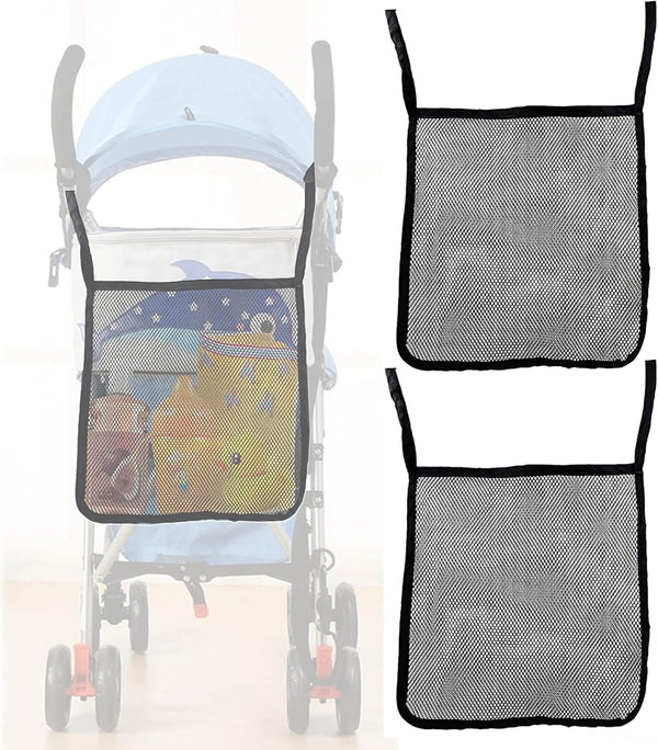 Dogxiong 2 Pack Portable Baby Stroller Organizer Bag, Multifunctional Large Capacity Storage Container for Diaper, Toy