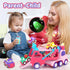 7 1 1 2 2 3, 1 2 3 usrela in Unicorn Carrier Truck Toy for Year Old Girl Car with Light & Music, Princess Toddler Girl
