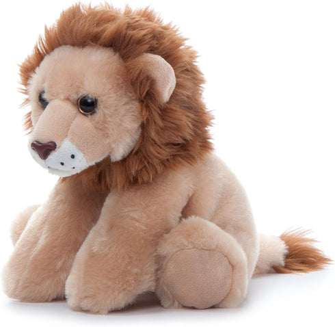 The Petting Zoo Lion Plush Toy, 8 Inches, Gifts for Kids, Wild Onez Zoo Animals