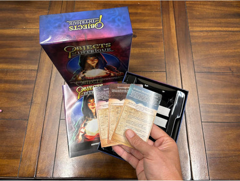 Objects of Intrigue: Boxed Set - 5e RPG Storytelling Cards, 300 Tarot Sized Cards for 5e D&D Environments