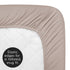 Sweet Jojo Designs Taupe Beige Boho Shabby Chic Floral Girl Baby Changing Pad Cover - Infant Newborn Diaper Table
