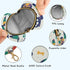 PYBUG Dog Round Pacifier Storage Case, Polyester & TPU Lined with Hook Buckle, Pacifier Container Box for Baby, Fashion