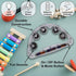 Windy City Novelties - 2 Pack Clear LED Light Up Musical Flashing Tambourine for Halloween Party Supplies and Raves