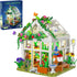 GEVINST Flower House Set for Adults Building Sets with Led Light, for