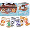 Tickle & Main Noah’s Ark 4-Piece Gift Set for Infants 0-12 Months, Includes Storybook and 3 Pairs of Animal Socks