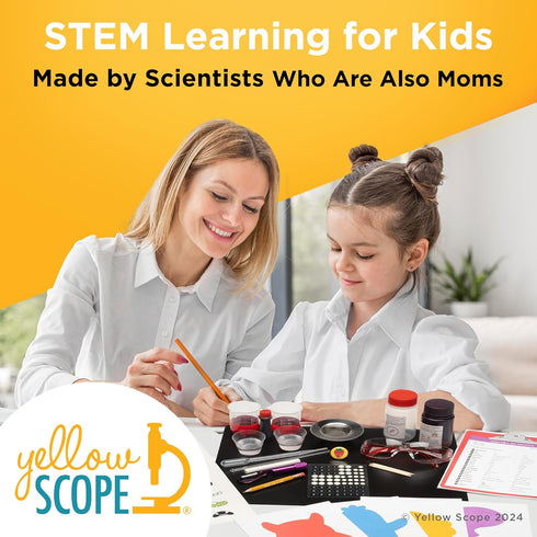 Yellow Scope Science Kit for Kids | DNA & Traits from Codes to Creatures Kit for Ages 8-12 | STEM Learning Toys