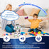 Programmable Robot Toys Gift for Kids: Remote Control Robot with Record Voice Music Dancing Gesture Control