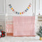 3 Pieces Mini Crib Bedding Set Tufted Dots Jacquard Baby Comforter with