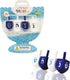 The Dreidel Company Bulk Wooden Hanukkah Dreidels, Solid Blue & White, Hand Painted with English Transliteration