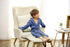 TADO MUSLIN Organic Cotton Toddler Bathrobe, Soft and Breathable Baby Robe for Kid, Boy& Girl Hooded Robe Muslin